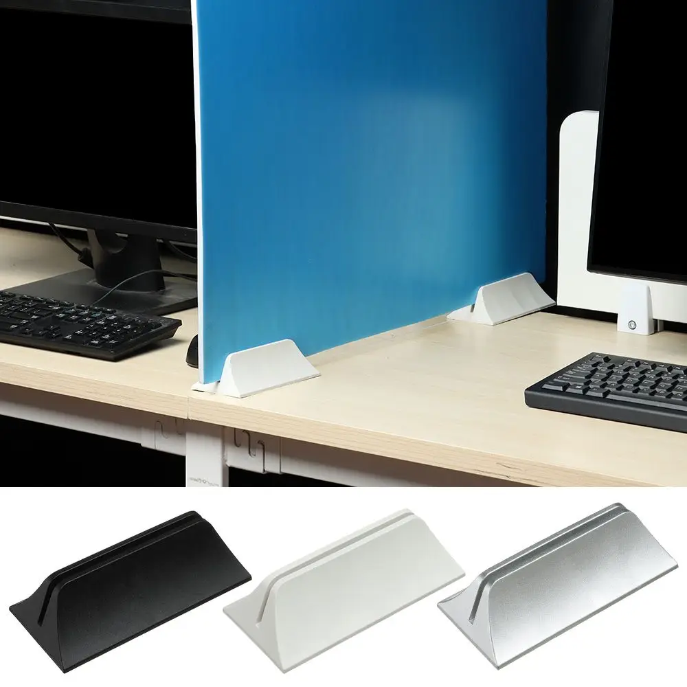 For Canteens Desktop Screen Clip Fixed Clamp Support Brackets Desk Isolation Board Base For Offices Glass Clamp