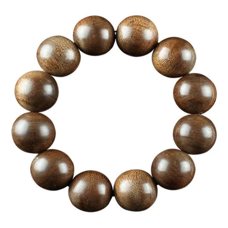 

Natural Agarwood 108 Beads Multi Wrap Bracelet Handheld Buddhist Prayer Beads for Men Women Couples Vintage Gifts