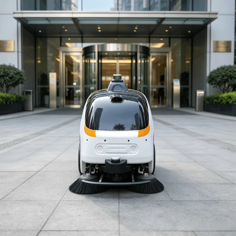 Customized SC100N Automatic Floor Scrubber Dryer Commercial Floor Cleaning Robot For Shopping Mall and Hospital Sweeping Robot