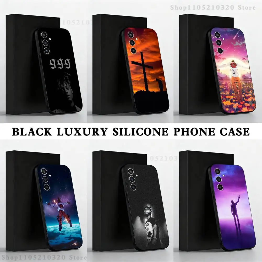 

J-Juice W-WRL 999 Phone Case For Samsung S 25,24,23,22,30,21,10,9,Ultra,Plus,Lite,FE,4,5 G Black Soft Case