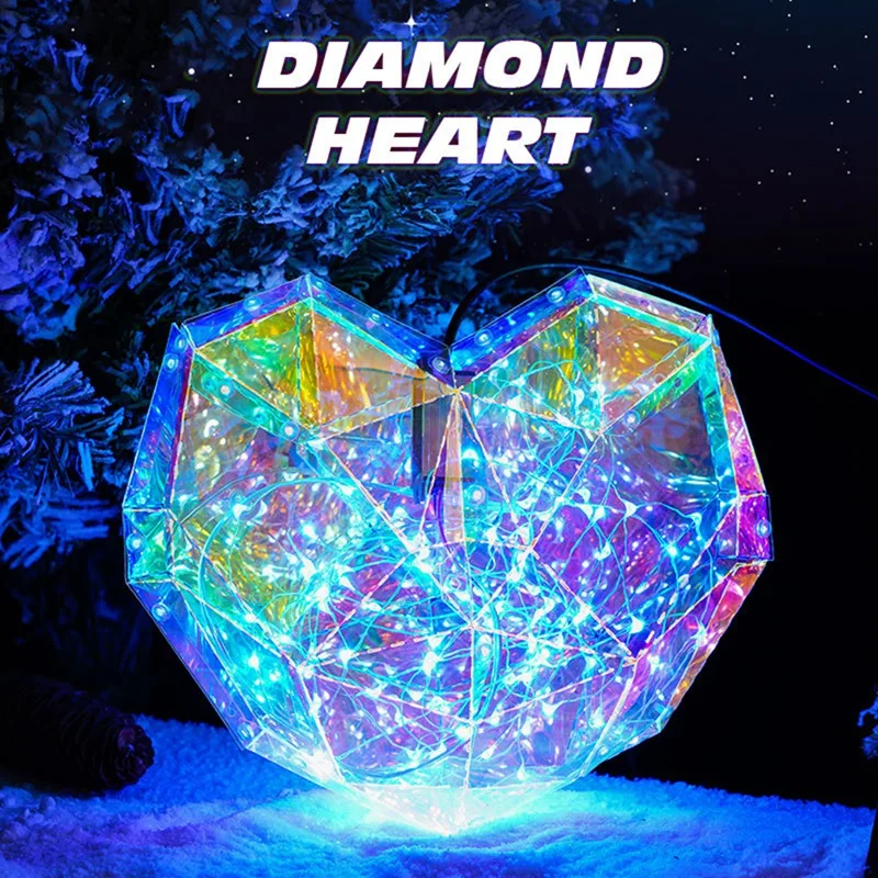 1 шт., USB-ночник в виде сердца