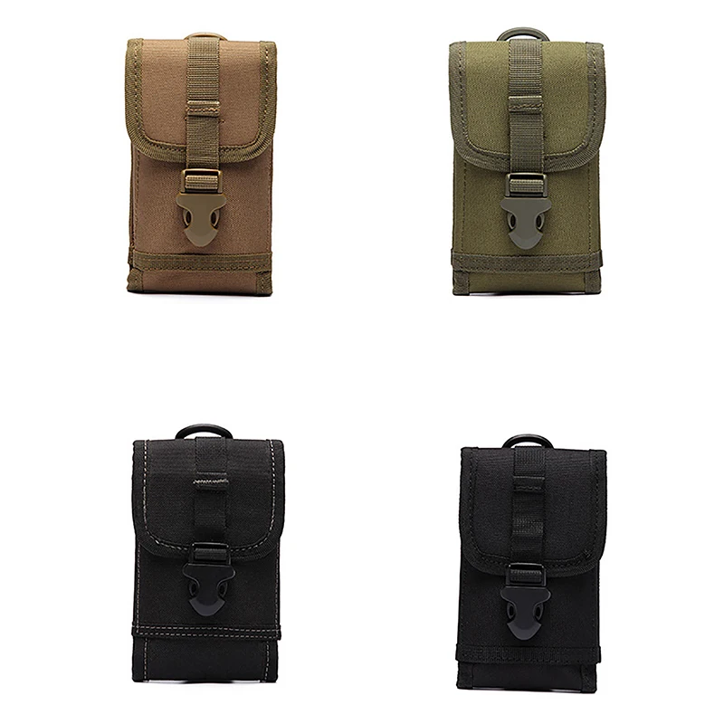 Men Tactical Molle Pouch Belt Waist Pack Bag Phone Pocket Waist Fanny Pack Running Pouch Soft Back Travel Camping Bags