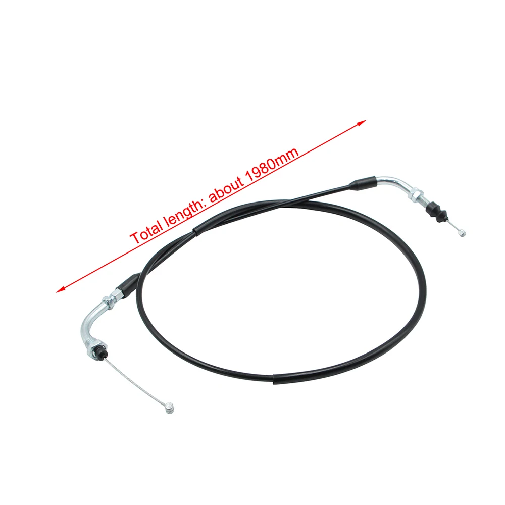 78"/1980mm Throttle Cable For GY6 50cc 60cc 80cc 125cc 150cc 139QMB 157QMJ Engine Scooter Moped Go Kart Motorcycle Parts view 3