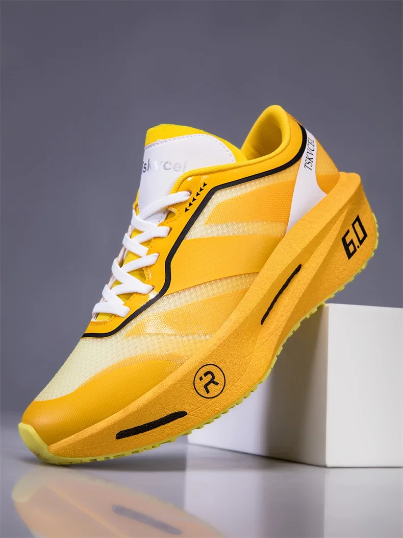 Marathon-Laufschuhe für Herren, Athletische Spezialität mit Carbonplatte, Trend-Sneakers, Leichte Atmungsaktive Sportschuhe für Damen – Detail 22
