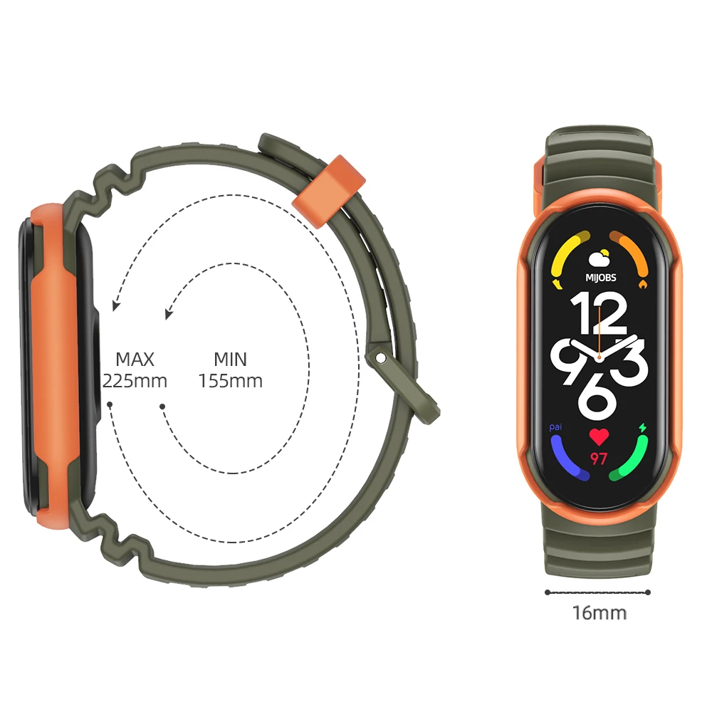 Correa de silicona para Xiaomi Mi Band 6, 9, 7, 6, 5 y 8, pulsera deportiva NFC, accesorios de muñeca, versión Global