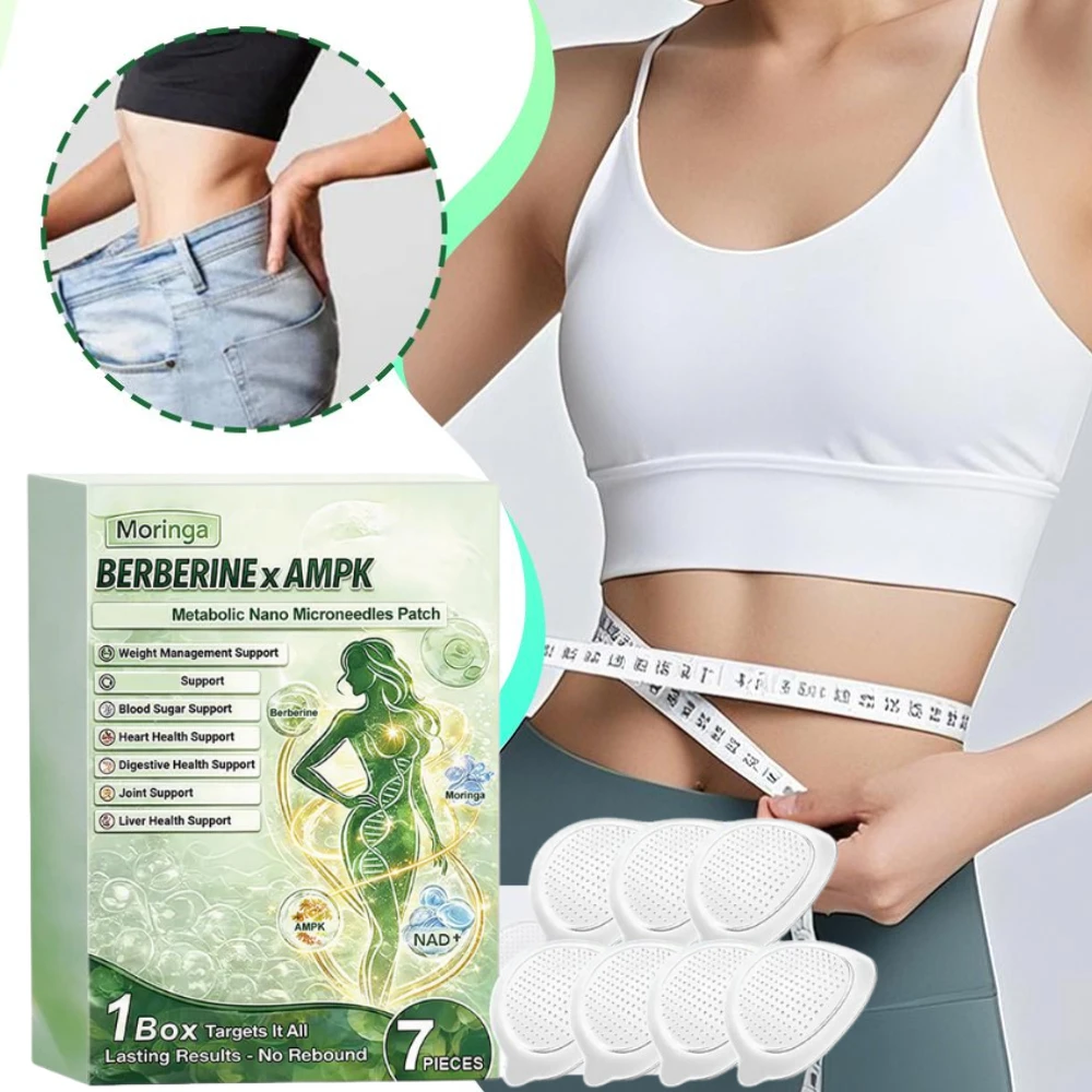 

Advanced Berberine X AMPK Nano Microneedles Patch Easy To Apply Metabolic Support Sticker Weight Management Body Care Patch