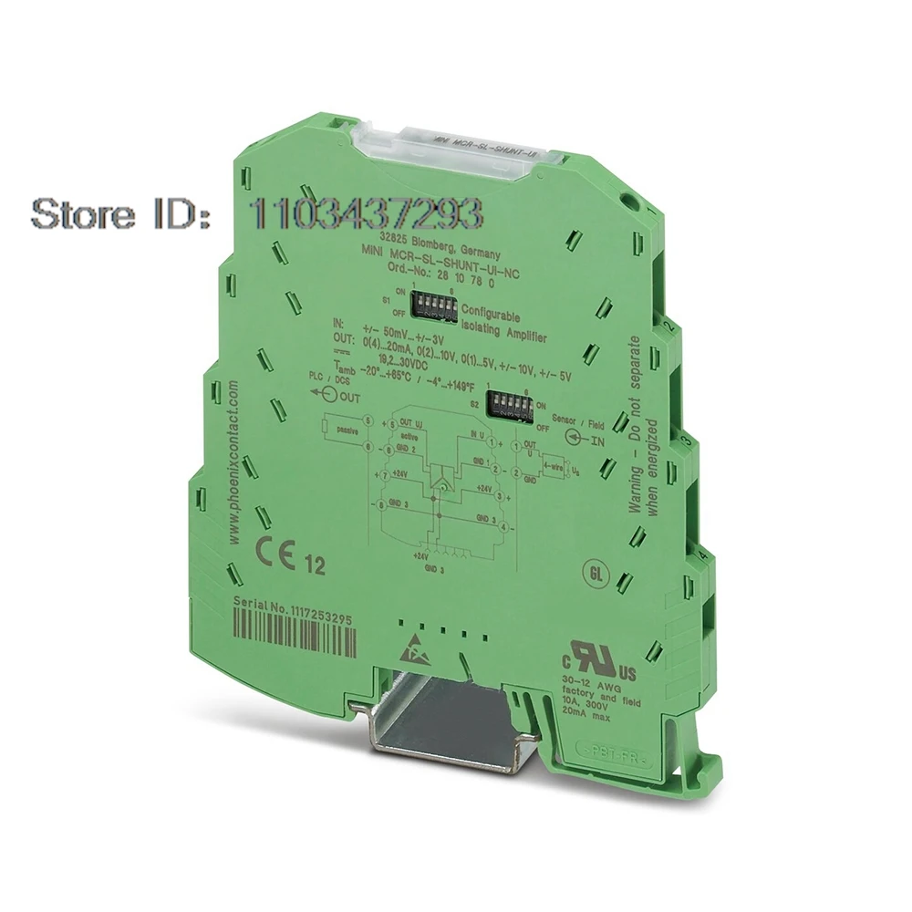 For Phoenix Signal Conditioner MINI MCR-SL-SHUNT-UI-NC 2810780