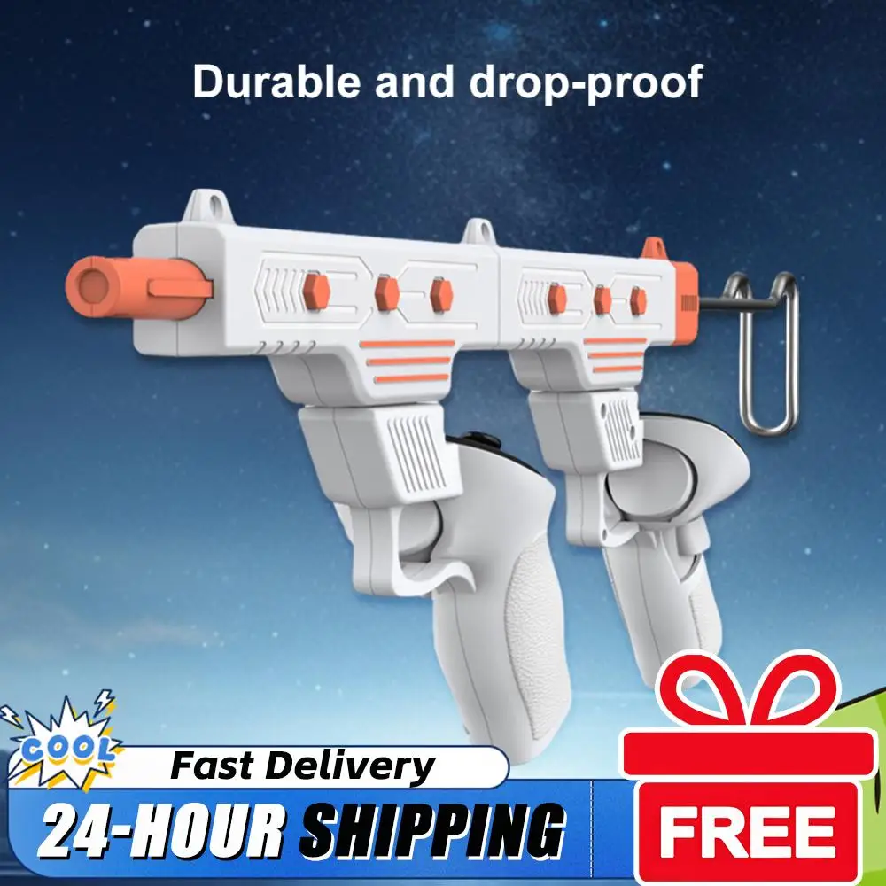 

For Meta Quest 3/3S VR Gun Stock Enhanced Shooter Gaming Experience Controller Grips Gunstock VR Shooting Game Accessories