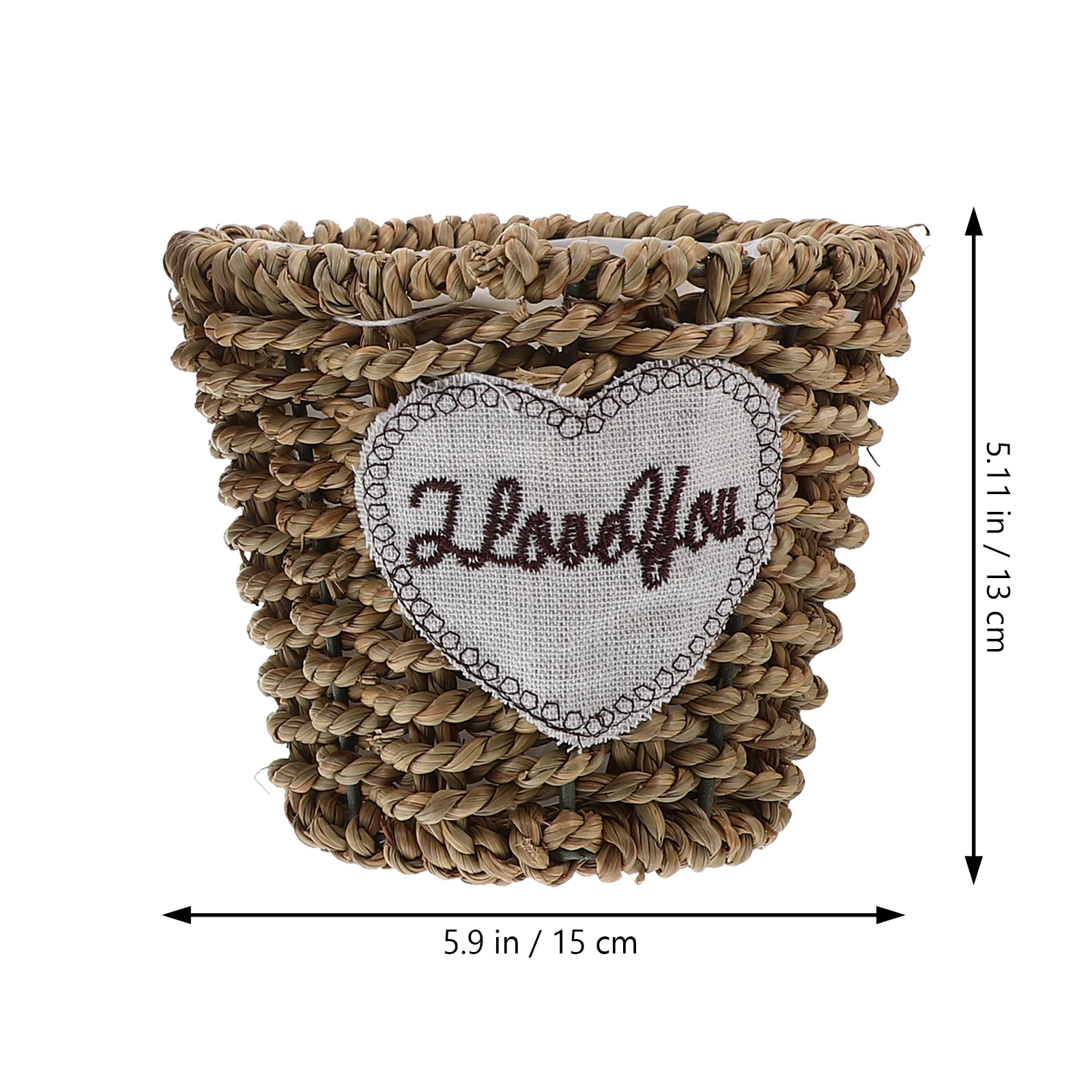 

Natural Woven Flower Basket Storage Planter Pot For Indoor Outdoor Decorative Use Multi-Purpose Handwoven Baskets Organizing