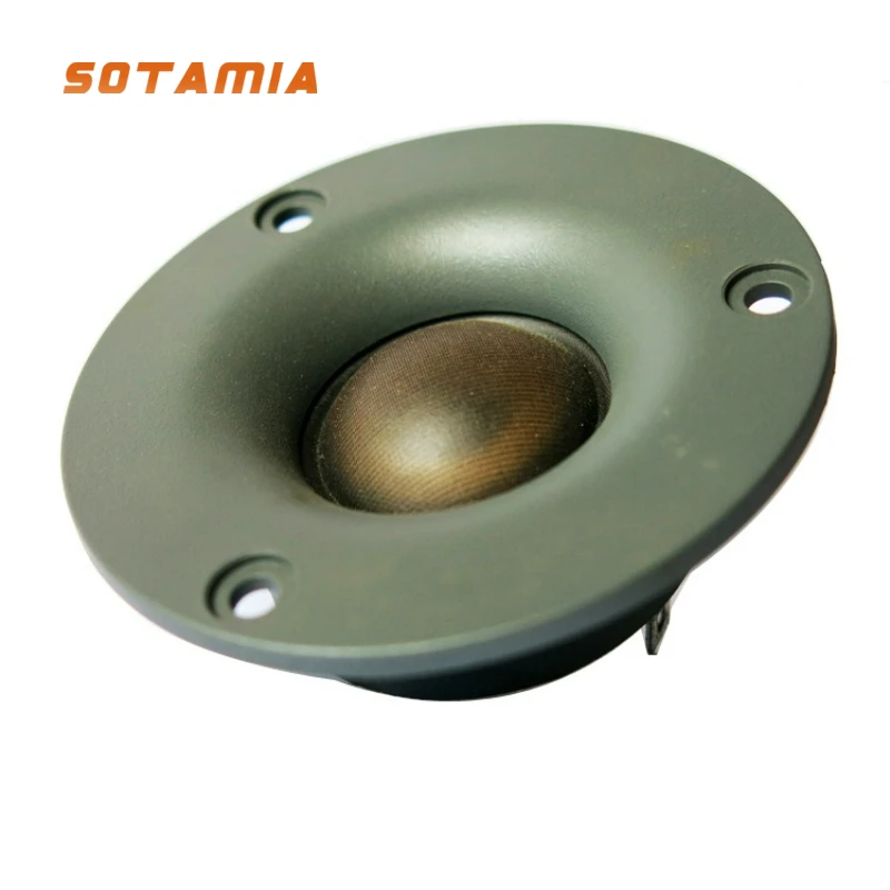 SOTAMIA, 1 Uds., Tweeter portátil de Panel de 70mm, 6 Ohm, 25W, 1,5 pulgadas, Tweeter de película de seda, altavoz de Audio, altavoz inteligente de música para cine en casa