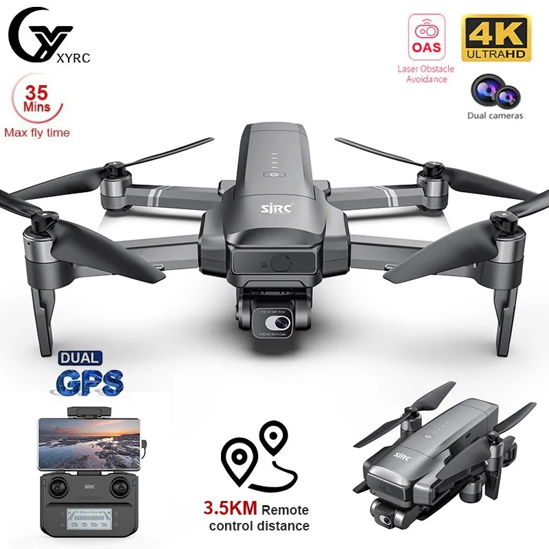 

F22s Pro GPS Positioning Drone 4K HD EIS Camera Laser Obstacle Avoidance 3-Axis Gimbal Brushless Foldable Quadcopter RC 3.5KM