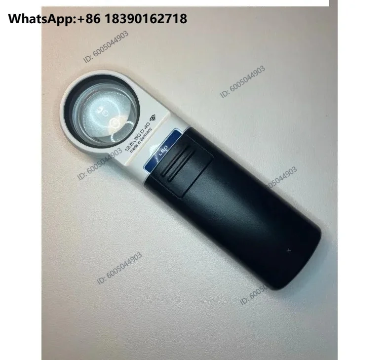 12.5 times jewelry jade with lamp magnifying glass 151112 identification LED
