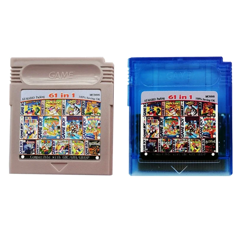 GBC GBA NDS Game Cartridge Card 61 In 1 108 In 1 Colourful For Video Game Console Classic Card