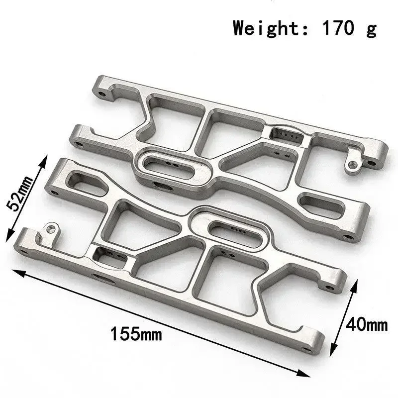 Aluminum alloy steering cup/swing arm/Steering rod/rear axle seat For 1/8 Team Corally Kronos RC automotive upgrade parts
