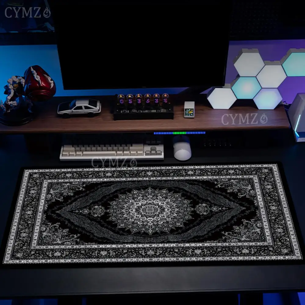 Artistic Persian Pattern Design Mouse Pad Desk Mat Gaming mats Non-Slip mouse carpet Decorative table mats Computer office mat