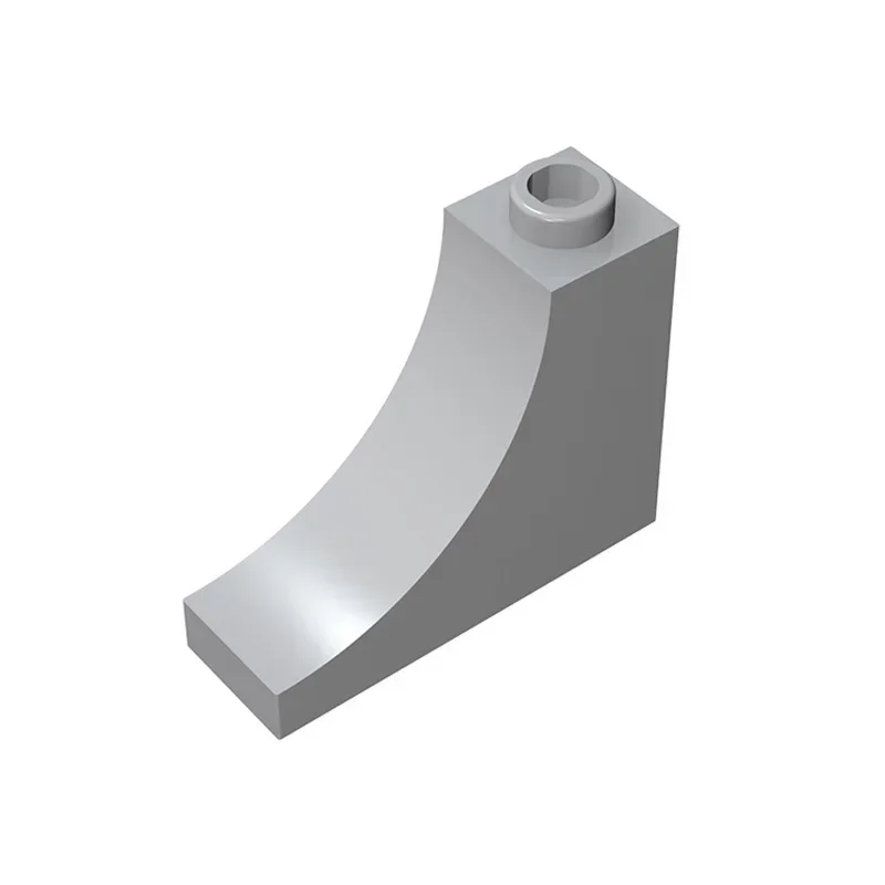 Moc 10 pçs parte tijolos 18653 arco 1x3x2 blocos de construção curvos conjunto casa invertida castelo partícula quebra-cabeça brinquedos diy presentes aniversário