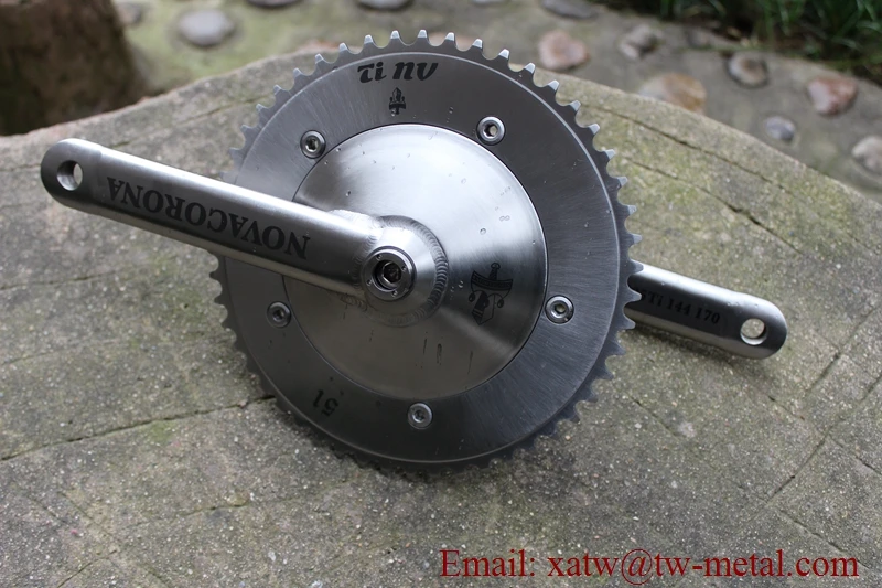 Titanium Track Bicycle Chain Ring Custom Titanium Chainrings Custom Track Bicycle Chainrings