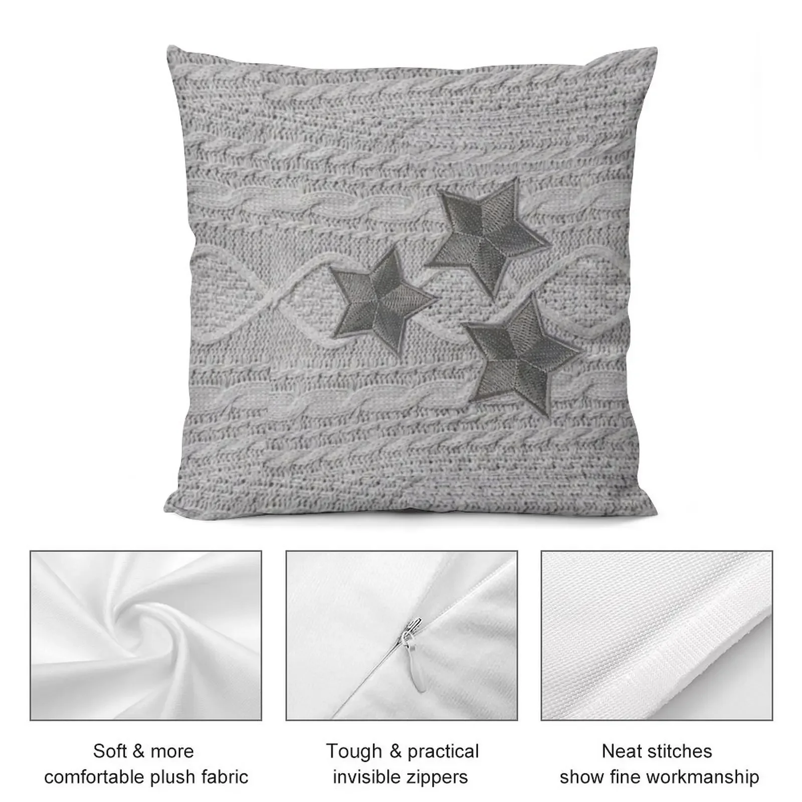 Cardigan star Throw Pillow Cushions pillows decor home christmas decorations for home 2025 pillow