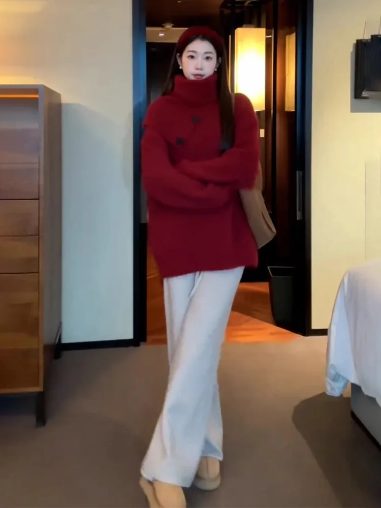 

Свитера Джемперы Пуловеры Женский Золотой Свитер Западные Стили Дикий Карманный Концерт Ежедневный Фестиваль Рок-Группа Альтернатива Панк Спорт