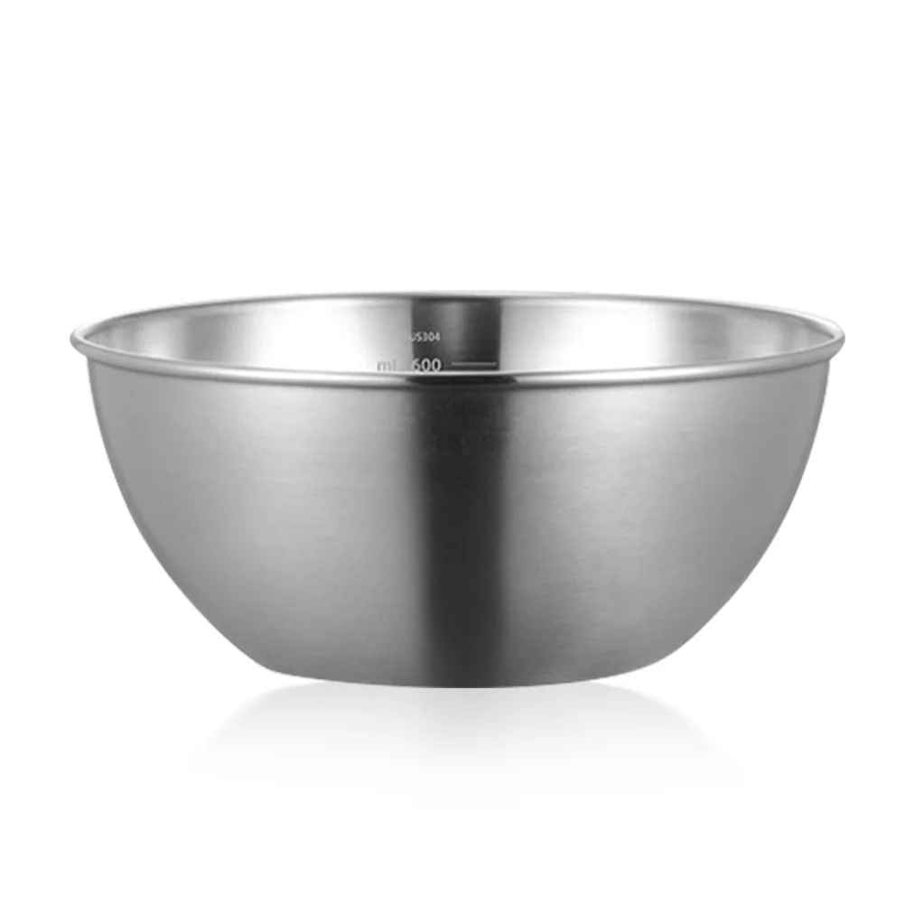 Salad Bowl Vegetable Wash Basin Stainless Steel Soup Big Bowls For Mixing Thicken