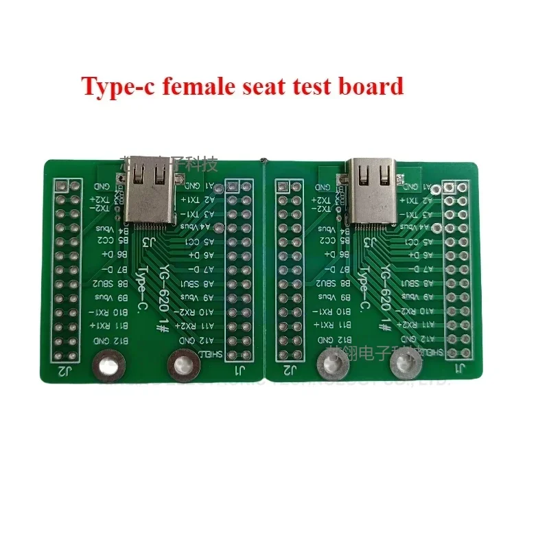 USB3.1 Test female base  type-c Data cable test board tape board USB C-port female base with PCB test rack