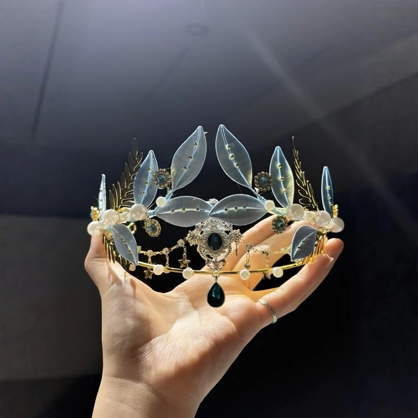 

[Oriental Romance] Wrapped Laurel Crown DIY Material Pack Jade Phoenix Crown Crown Coronation Gift