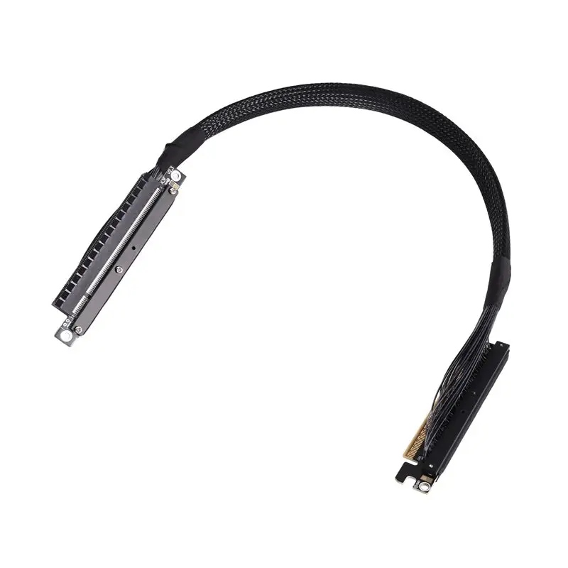 A13E-Pcie 5.0 X16 Dual Reverse K33UF-TL High-Speed 512Gbps Cable For RTX 50 RX 90Xx Series GPU- 35CM