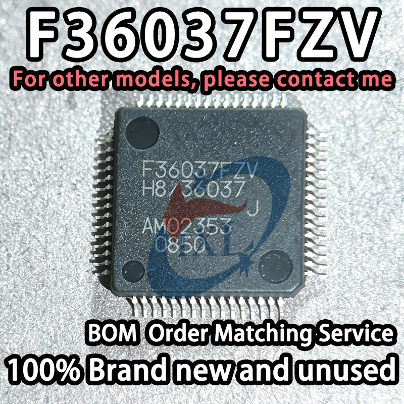 [100% Brand New] F36037FZV Hd64F36037FZV SMD LQFP64 H8/36037 Series 16-Bit Automotive-Grade Mcu Chip Ic