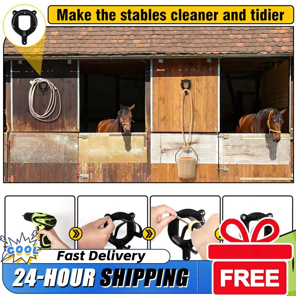 

Металлическая стойка для конской упряжи с трубками и винтами, крючки для уздечек, хранение конной амуниции, вешалка для недоуздков, принадлежности для конюшни