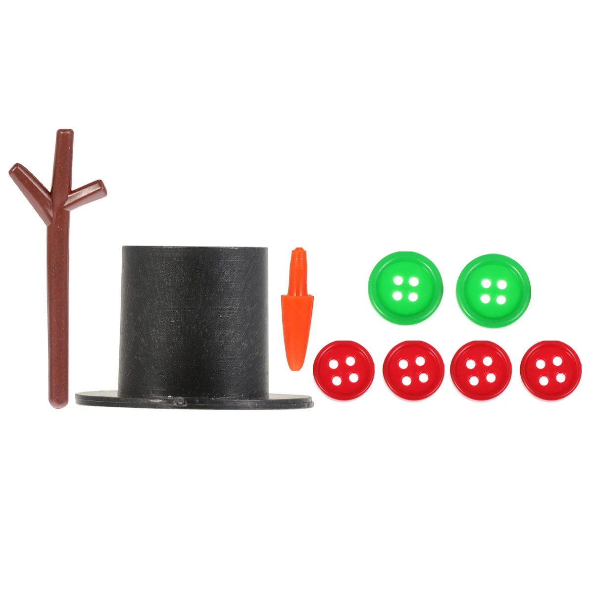 

DIY Snowman Kit Plastic naments Xmas Gift Decor H made Craft Mini Hats Carrot Noses Insert Safety DIY Christmas Snowman