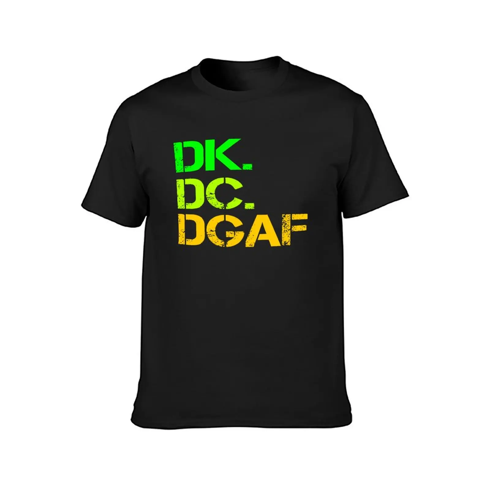 DK DC DGAF T-Shirt animal prinfor boys hippie clothes shirts graphic tees T-shirts for men cotton