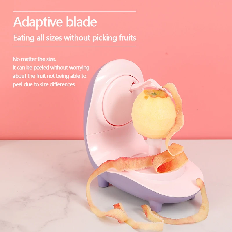 Intelligent Electric Fruit Peeler Automatic Multifunctional Rechargeable Household Peeler for Peeling Apples
