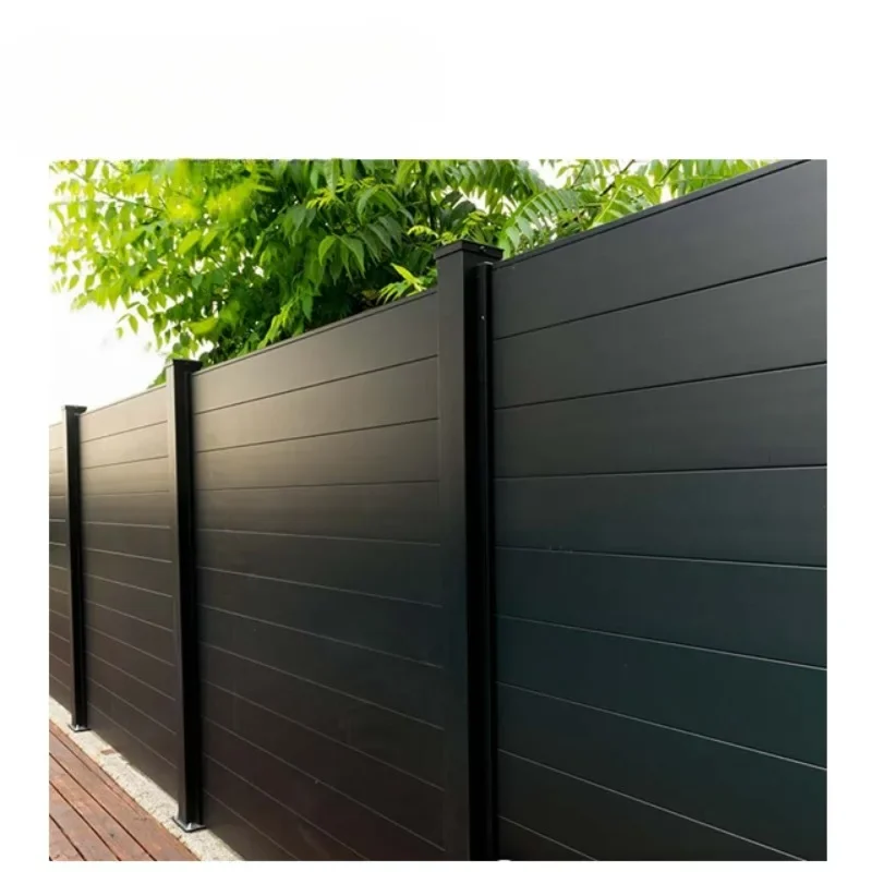 

aluminum black metal fencing modern design aluminum slate fencing good quality aluminum slat fence