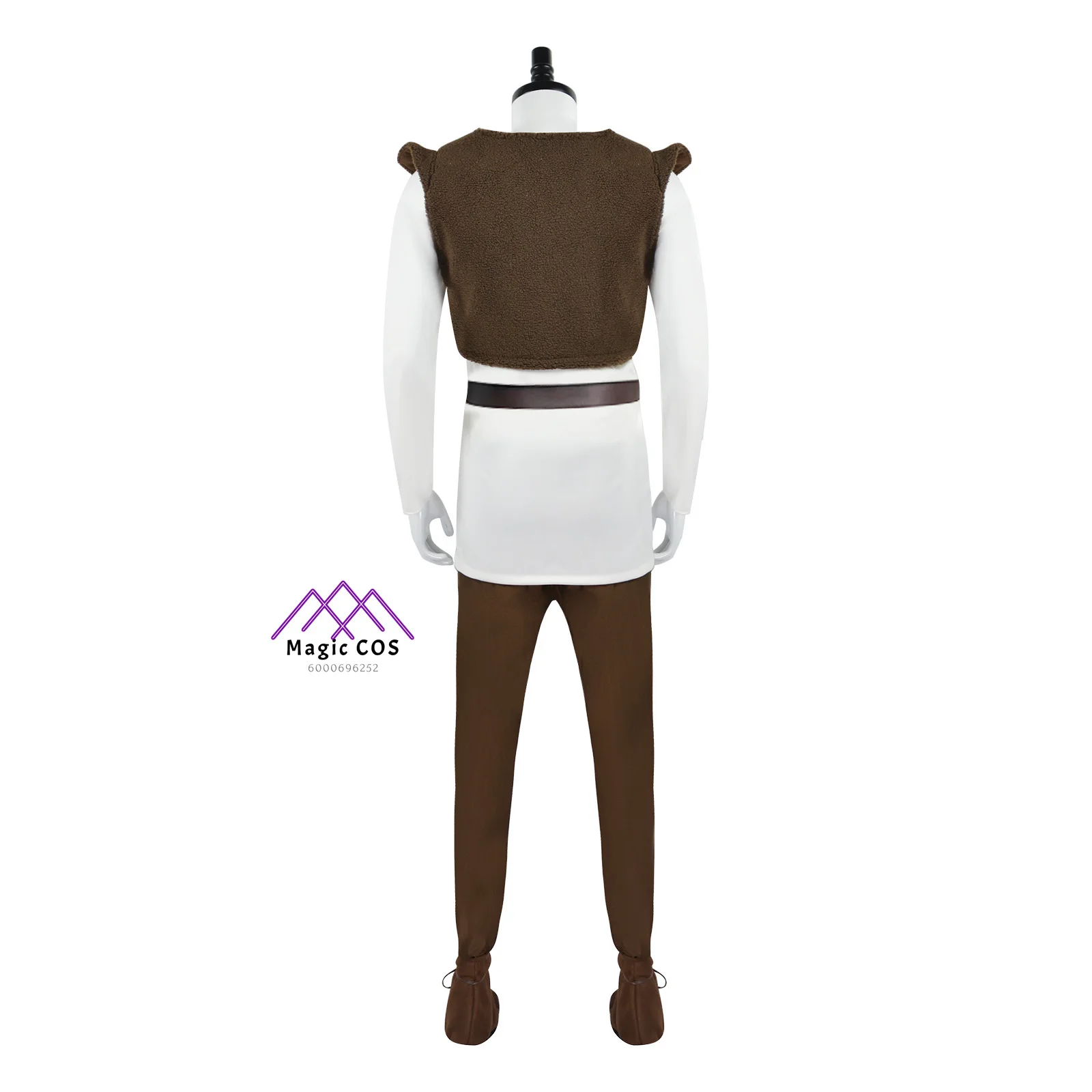 Movie Monster Shrek Cosplay Costume Men Shrek Role Play Top Pants Halloween Carnival Stage Performance Party Complete Set Outfit - Image 3