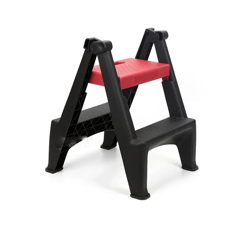 Car Washing Stool Two Step Stool Folding Ladder Chair Thickening Anti-skid High and Low  Lifting Tool Ladder Stool