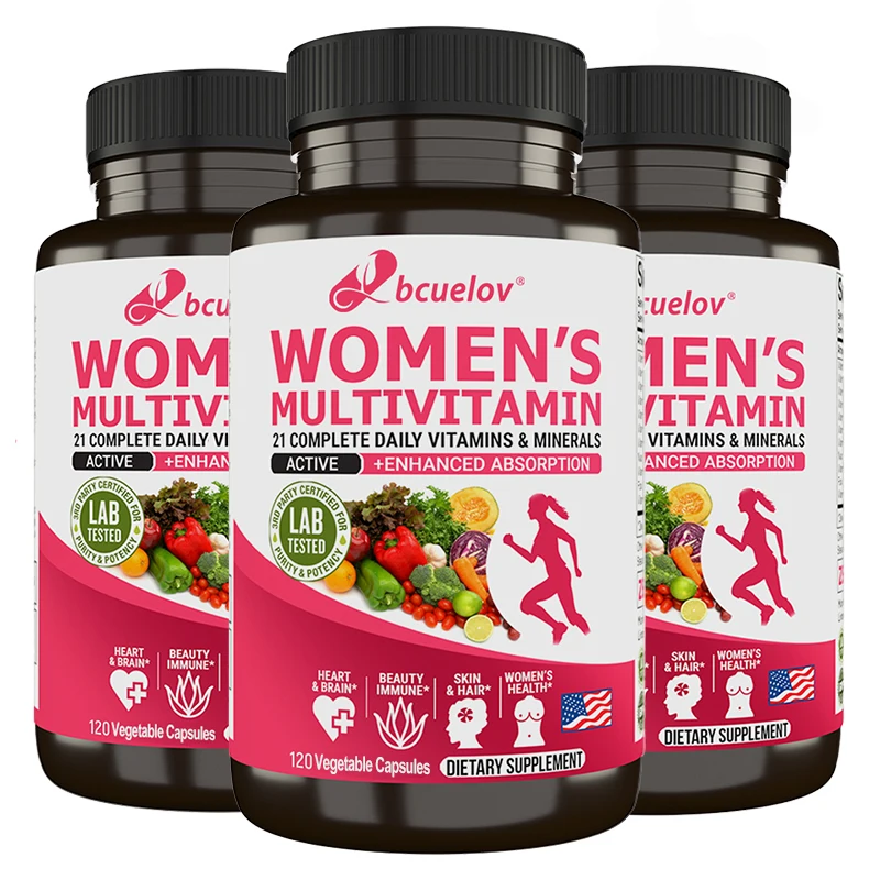 Women\'s Multivitamin - Overall Health and Immune Support, Bone, Heart, Muscle, Skin Health, Vitamins A, D, C, E, K, B1, B2, B12