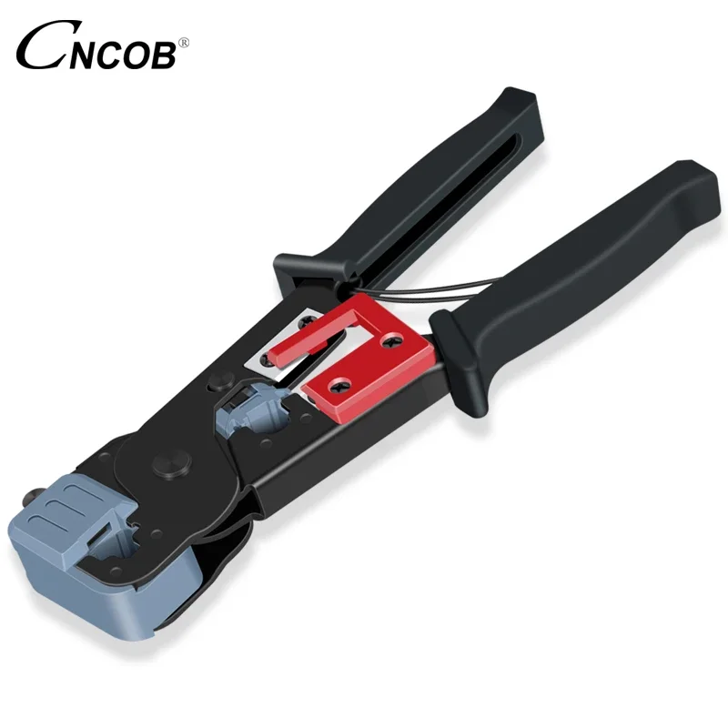 CNCOB outils de sertissage réseau pour fiches Cat6 connecteurs câbles RJ45/RJ11 outils de sertissage ligne téléphonique professionnelle outils réseau 8P8C