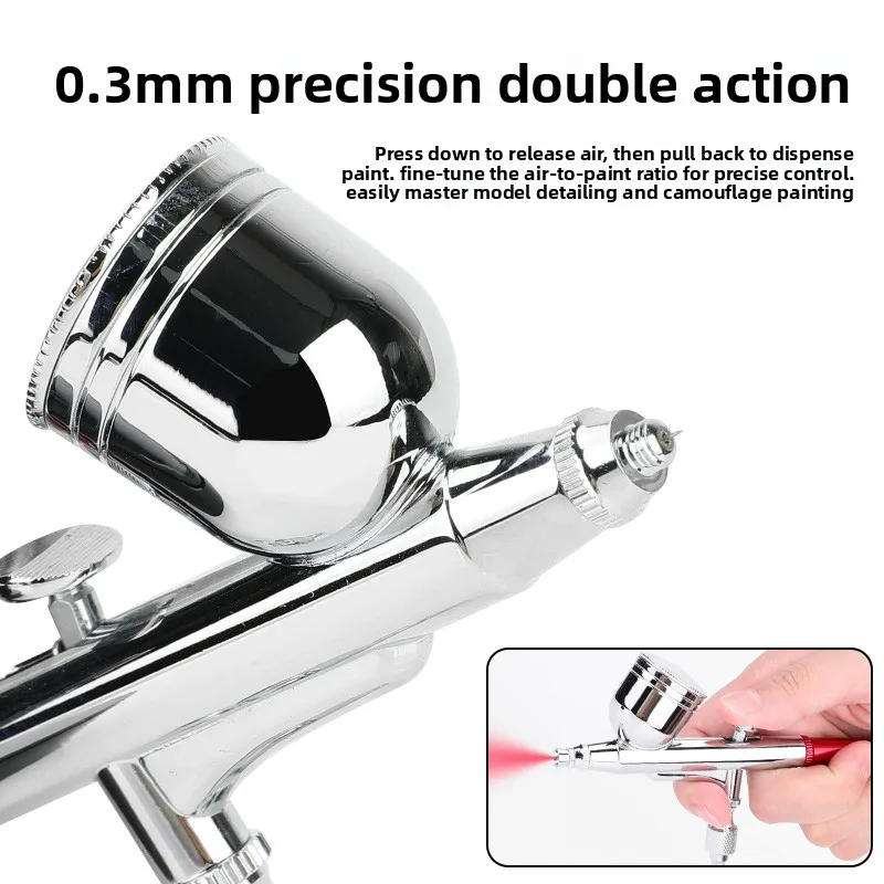 Taiwan Bai Ma 520A Model Airbrush Tattoo Air Pump Spray Pen Spray Gun Paint Pen Spray Painting Airbrush