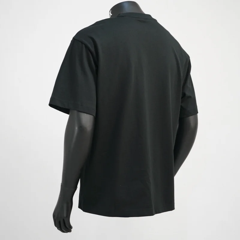 تي شيرت مطبوع إبداعي بأكمام قصيرة للرجال 2025 اتجاه جديد فضفاض برقبة دائرية لملابس الرجال الصيفية