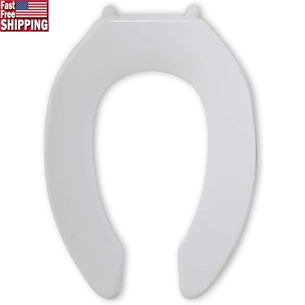 

Коммерческое пластиковое сиденье для унитаза с самоусасывающейся клетчатой петлей, устойчивое к коррозии, прочное, полипропиленовое, глянцевое, УФ