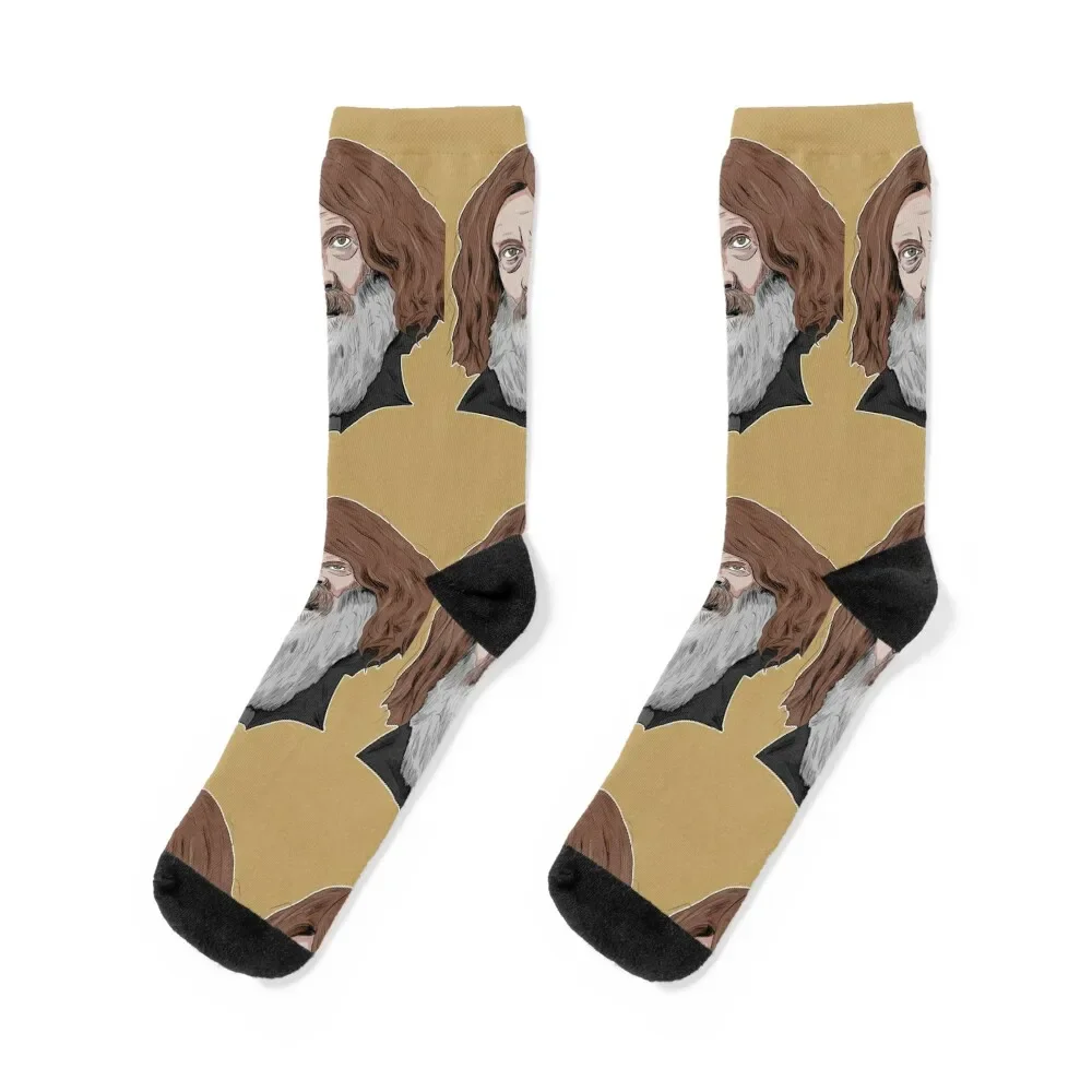 

Alan Moore Socks Antiskid soccer Lots with print Ladies Socks Men's