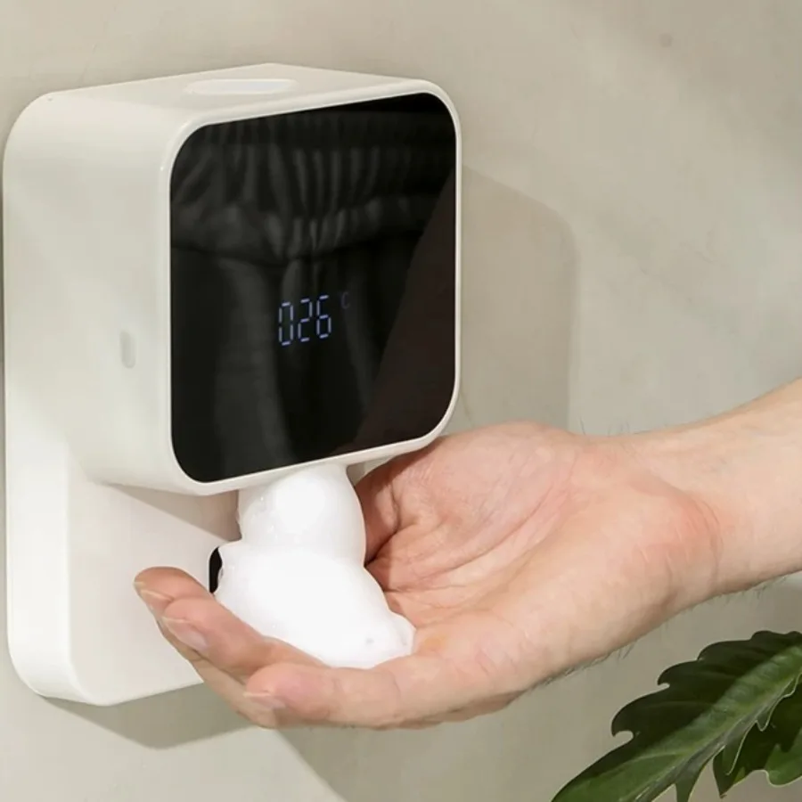 Intelligent Automatic Hand Washing Liquid Machine Sensor Soap Dispenser Foam Wall Mounted USB Charging For Bathroom Kitchen Use