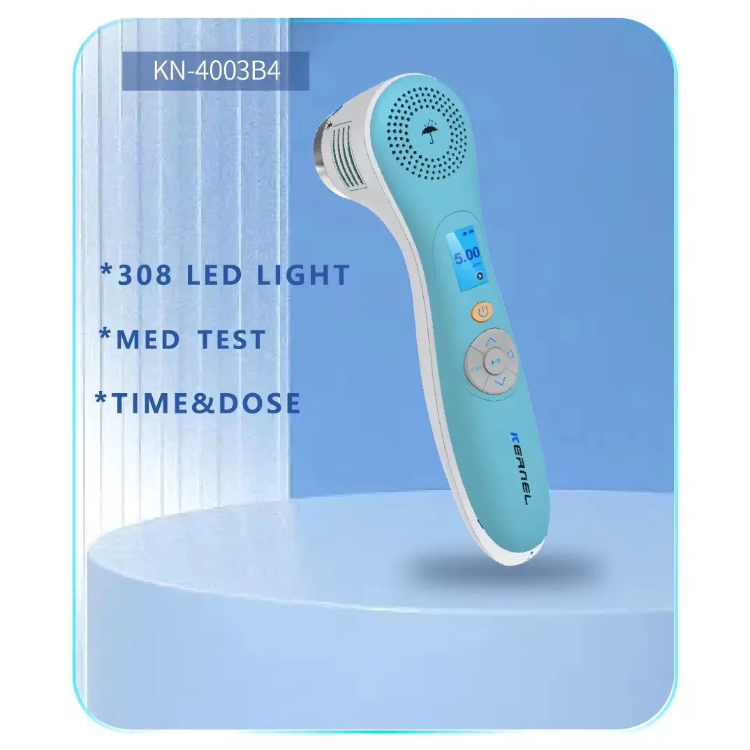 Portable 308nm LED Excimer Phototherapy Device for Face Body Vitiligo Psoriasis Eczema Treatment