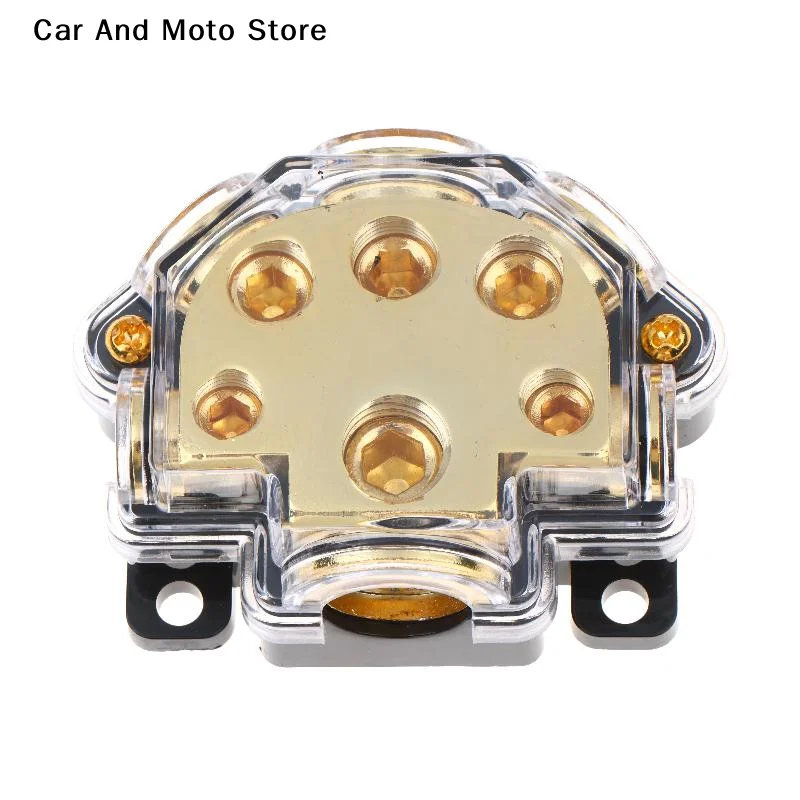 

Блок распределения питания для автомобиля 5-в-1: клемма заземления для автомобильного усилителя и модификации DSP