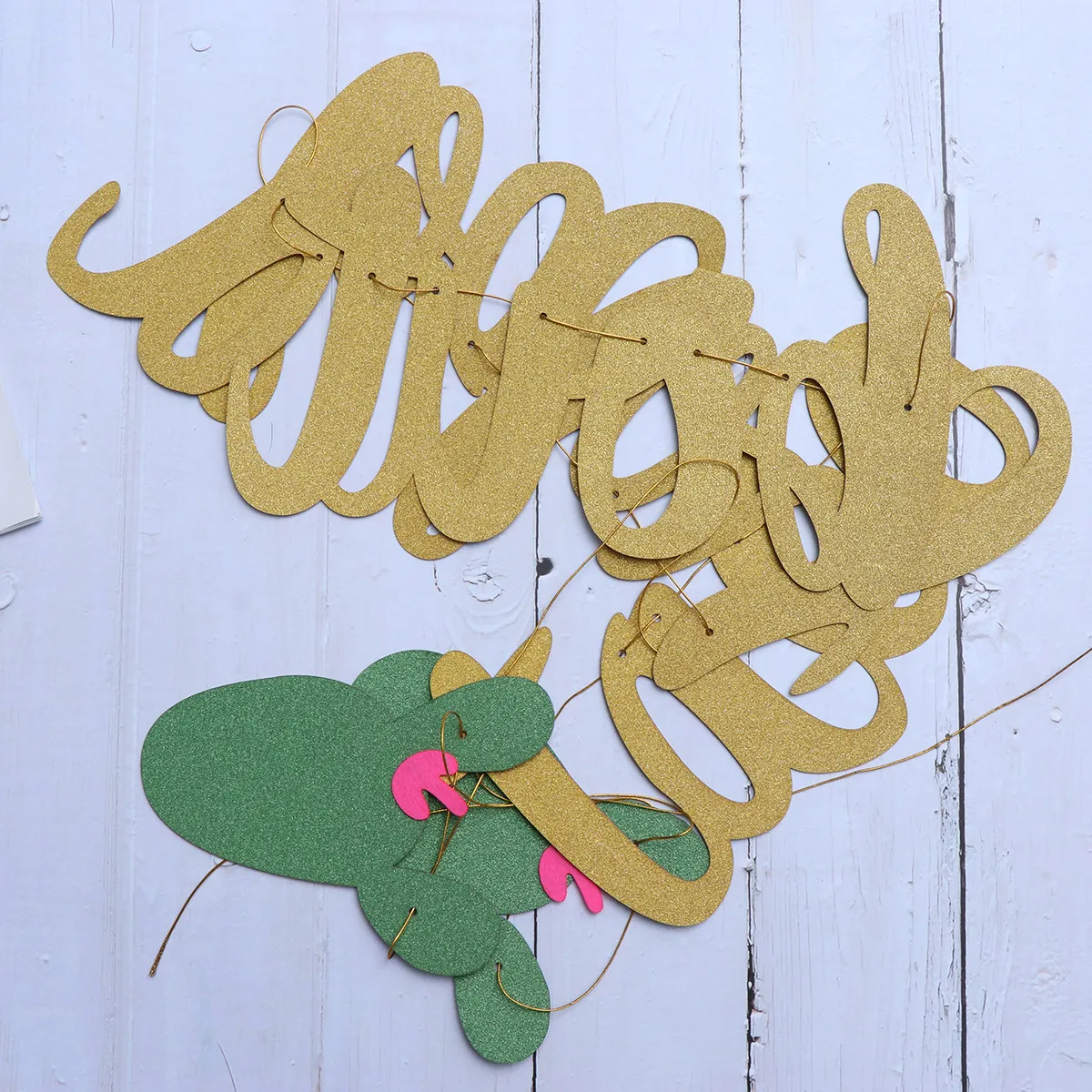 Guirnalda de Banderines Precolgados con Diseño de Cactus para Fiesta Mexicana, Decoración para Cabina de Fotos, Cumpleaños, Taco Baby