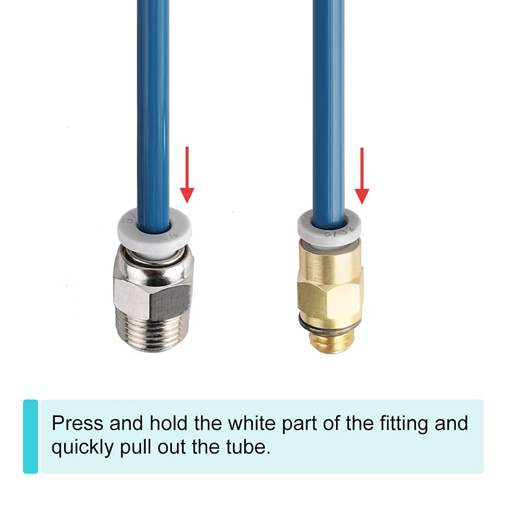 أنبوب كابرجين بودين ، 1 متر ، ptfe ، لهذيان نهاية خيوط برو/5 ، ترقية