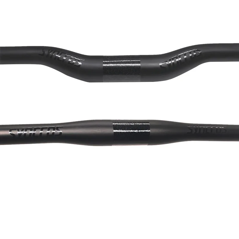 ماتي الأسود ألياف الكربون دراجة هوائية جبلية المقود MTB مقود دراجة أجزاء 31.8 مللي متر ارتفاع/مقود مسطح 580 مللي متر-780 مللي متر #4