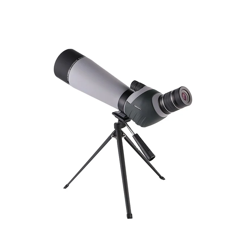 20-60X 80MM Monocular ED Flat Field Telescope HD Zoom Professional Bird Watching Photo Waterproof Large Diameter