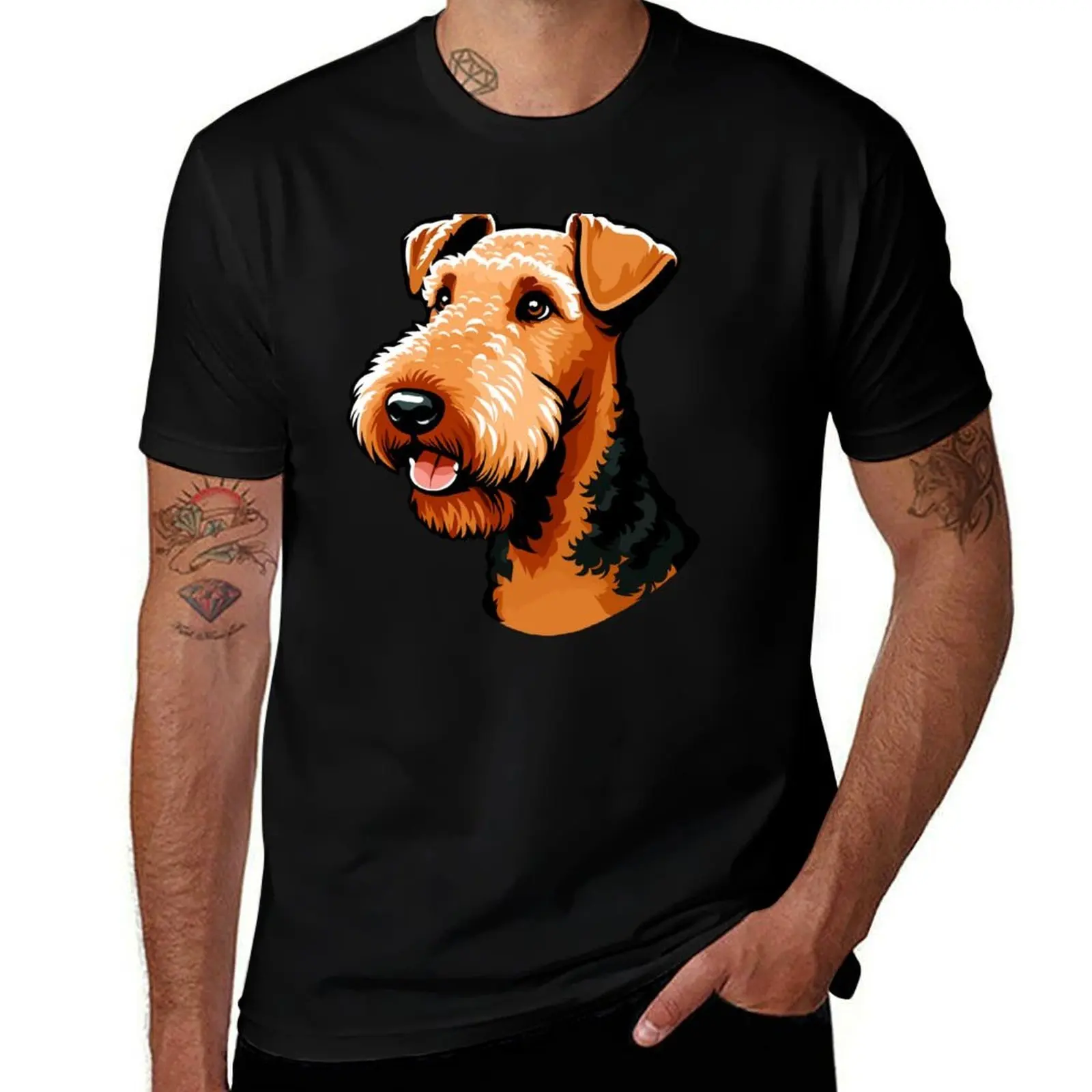 

Airedale Terrier Dog Cute Airedale Terrier Gift Idea T-Shirt summer top valentines clothes blue archive mens t shirts pack