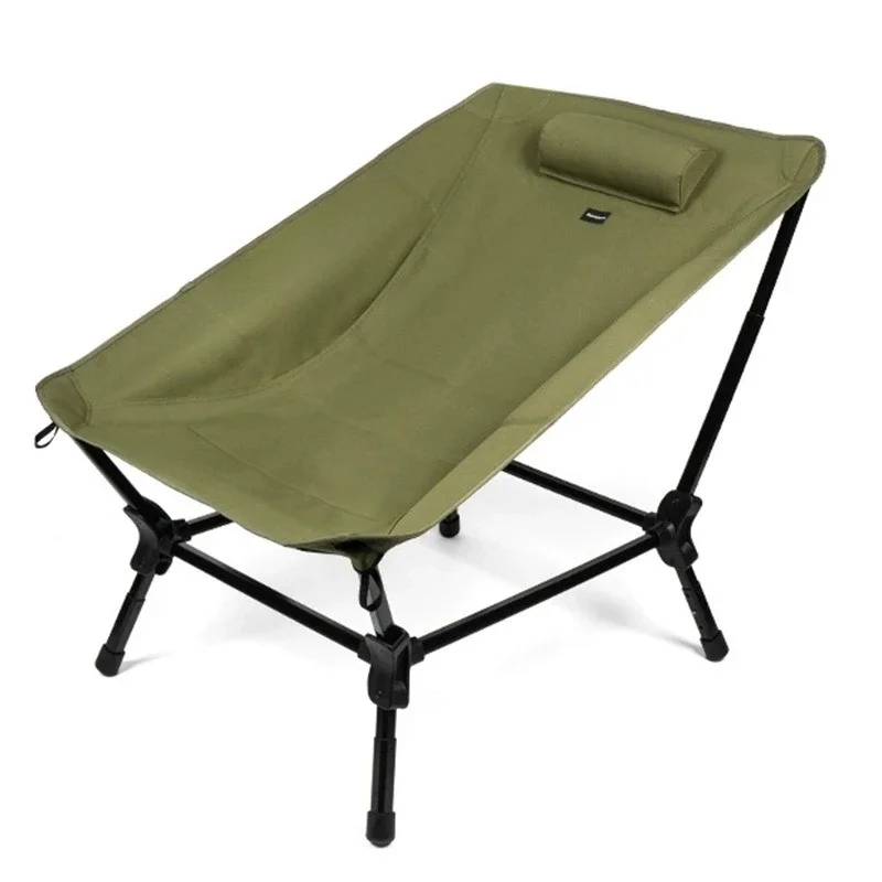 Liftable outdoor folding chair, nap lying flat chair, ultra-light aluminum alloy portable recliner